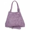 Kožené kabelka shopper bag Vittoria Gotti fialová 5566-Scio